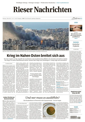 Cover of Rieser Nachrichten