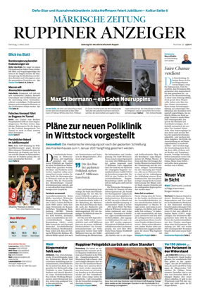 Cover of Ruppiner Anzeiger