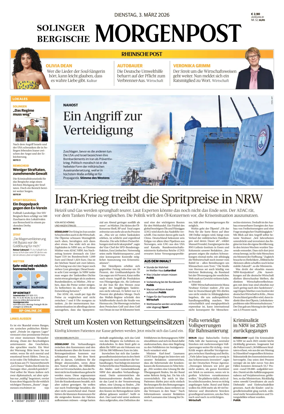 Cover of Solinger Bergische Morgenpost/Remscheid