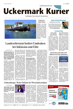 Cover of Templiner Zeitung