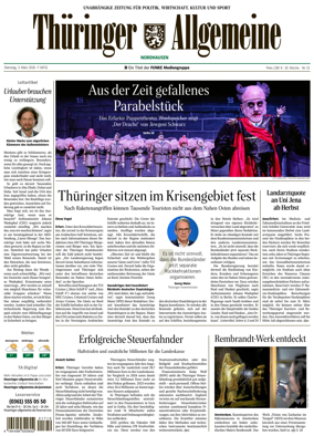 Cover of Thuringer Allgemeine (Nordhausen)