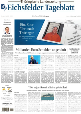 Cover of Thuringische Landeszeitung (Eichsfeld)