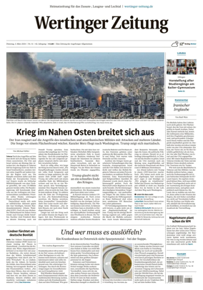 Cover of Wertinger Zeitung
