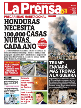 Cover of Diario La Prensa