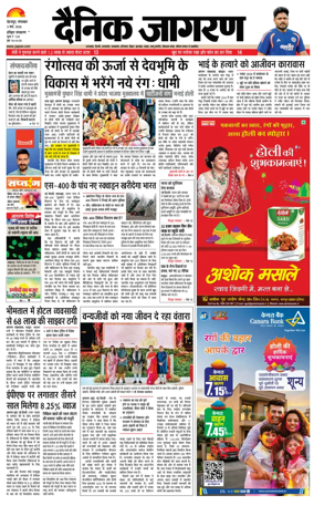Cover of Dainik Jagran - Haridwar