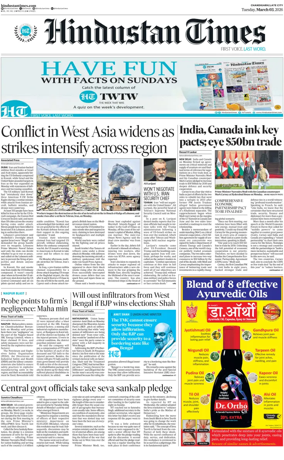 Cover of Hindustan Times (Jammu)