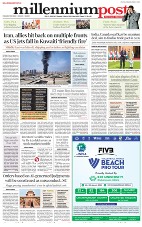 Cover of Millennium Post