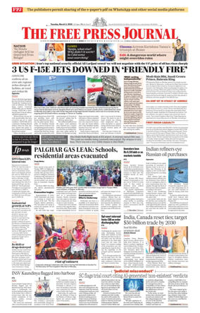 Cover of The Free Press Journal