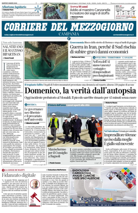 Cover of Corriere del Mezzogiorno (Campania)