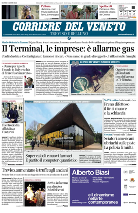 Cover of Corriere del Veneto (Treviso e Belluno)