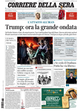 Cover of Corriere della Sera