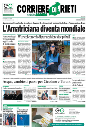 Cover of Corriere di Rieti