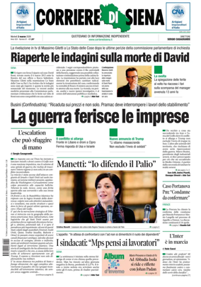 Cover of Corriere di Siena