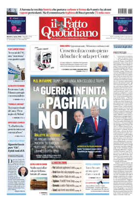 Cover of Il Fatto Quotidiano