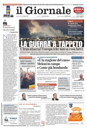 Cover of Il Giornale (Italy)