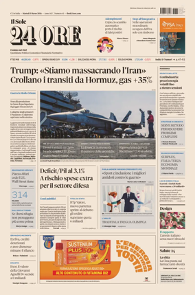 Cover of Il Sole 24 Ore