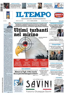 Cover of Il Tempo (Nazionale)