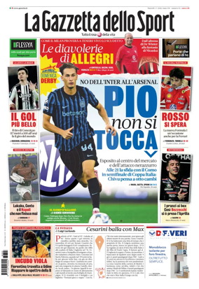 Cover of La Gazzetta dello Sport - Roma