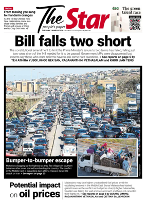 Cover of The Star Malaysia