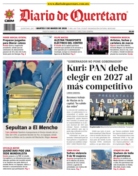 Cover of Diario de Queretaro