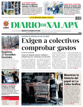 Cover of Diario de Xalapa