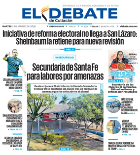 Cover of El Debate de Culiacan