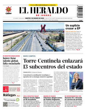 Cover of El Heraldo de Juarez