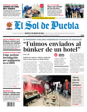 Cover of El Sol de Puebla