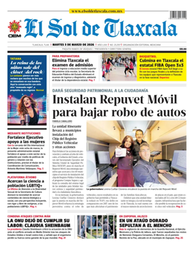 Cover of El Sol de Tlaxcala