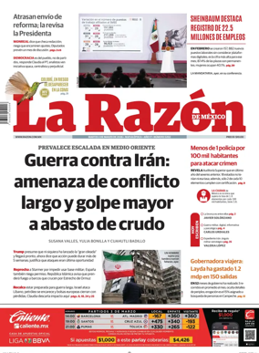 Cover of La Razon de Mexico