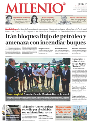 Cover of Milenio Puebla