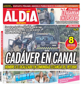 Cover of Periodico Al Dia (Irapuato)