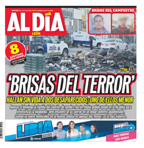 Cover of Periodico Al Dia (Leon)
