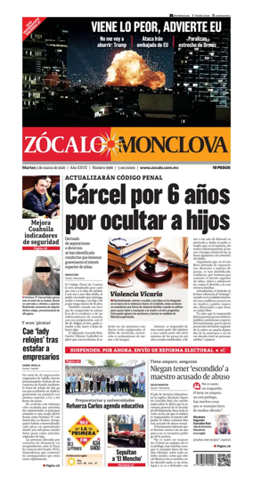 Cover of Zocalo Monclova