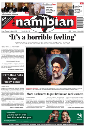 Cover of The Namibian