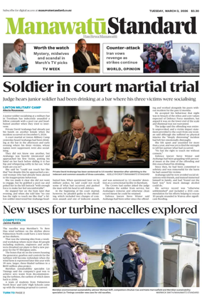 Cover of Manawatu Standard