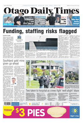 Cover of Otago Daily Times