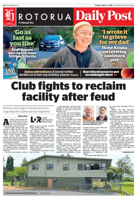 Cover of Rotorua Daily Post