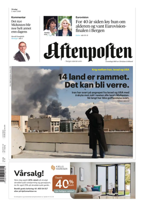 Cover of Aftenposten
