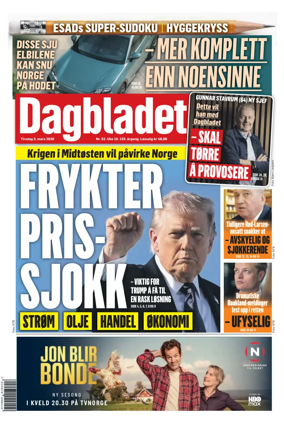 Cover of Dagbladet