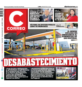 Cover of Diario Correo