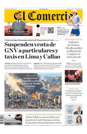 Cover of Diario El Comercio