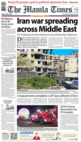 Cover of The Manila Times