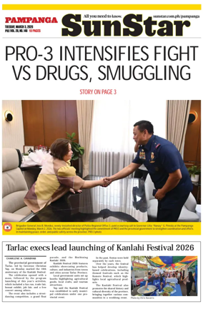 Cover of Sun.Star Pampanga
