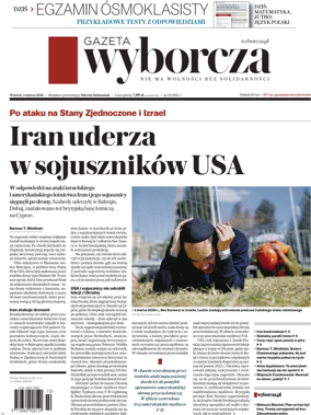 Cover of Gazeta Wyborcza Stoleczna