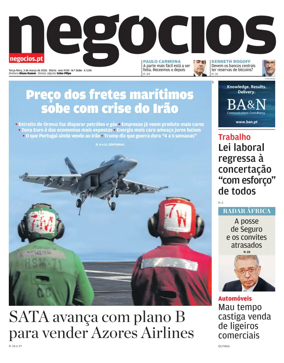 Cover of Jornal de Negocios