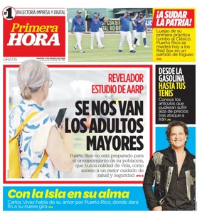 Cover of Primera Hora