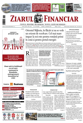 Cover of Ziarul Financiar