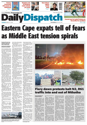 Cover of Daily Dispatch