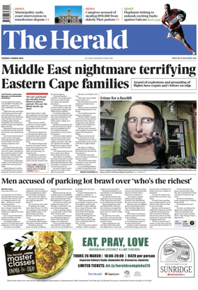 Cover of The Herald (South Africa)